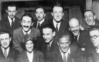 The Dada group in Paris in 1921