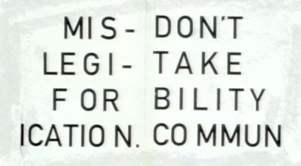 Ted Talks - Don't mistake legibility for communication