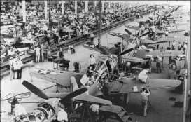 Bell P-39 production line