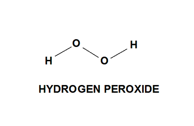 Image result for hydrogen peroxide molecule