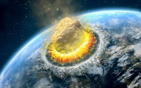 Image result for asteroid hitting earth HD